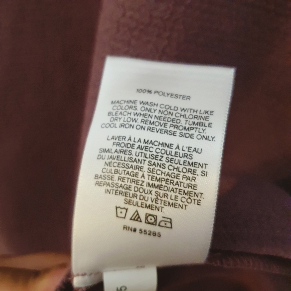 Express Statement Sleeve Blouse | Purple | Size XL - Picture 5 of 6